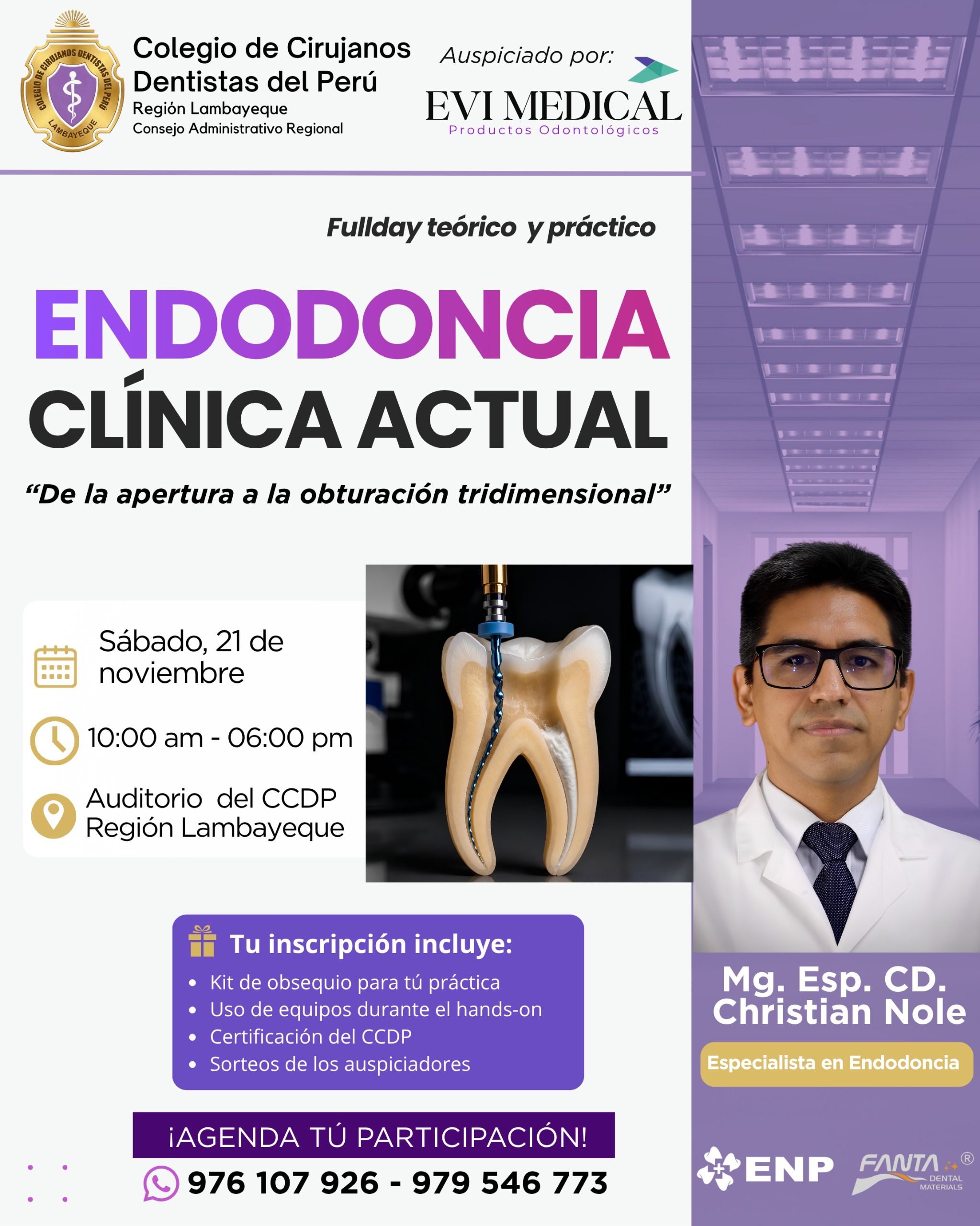 WhatsApp Image 2026-10-10 at 10.36.52 AM ENDODONCIA CLÍNICA ACTUAL: de la apertura a la obturación tridimensional - Imagen 1